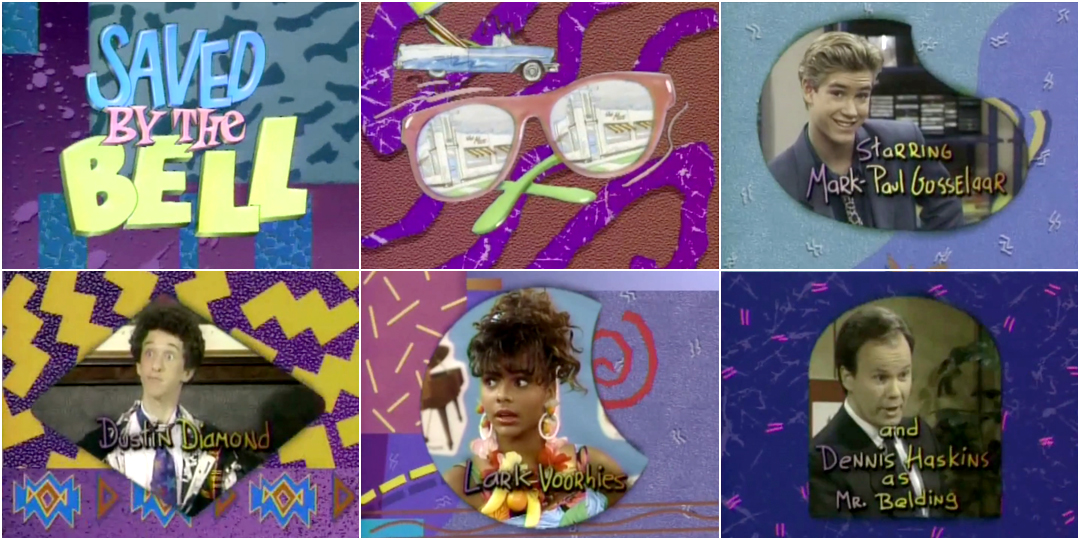 Saved By The Bell (1989) — Art of the Title